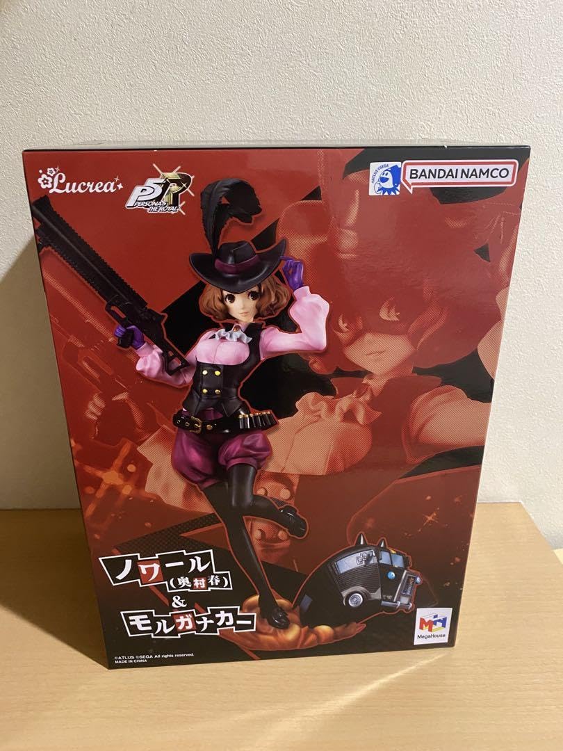 Lucrea ペルソナ5 ザ・ロイヤル ノワール 奥村春＆モルガナカー【開封品】 Lucrea（ルクリア） ペルソナ5 ザ・ロイヤル ノワール（奥村春